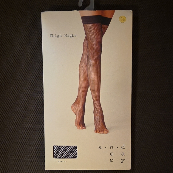 a new day Other - NEW Black Fishnet Thigh Highs